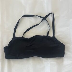 COS Black Bikini Top with Thin Straps